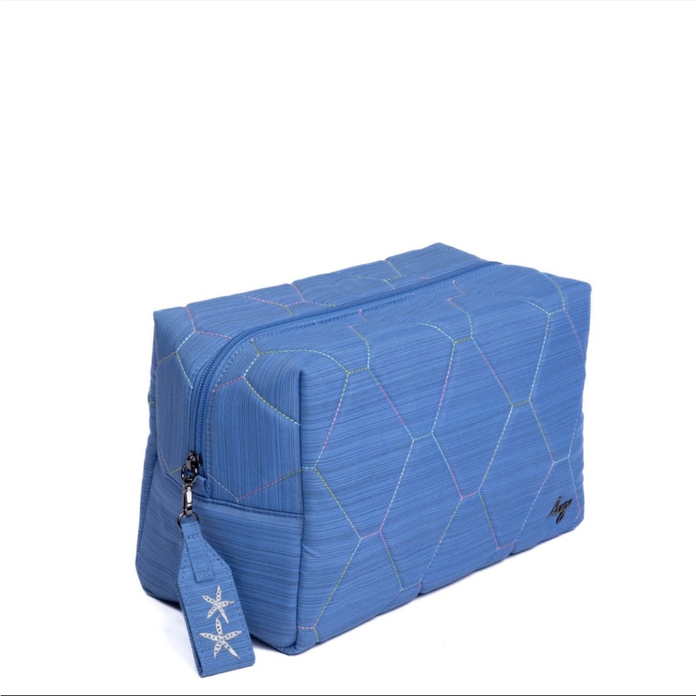 NEW! Lug Marina Icepop Stitch Bumper Cosmetic Bag, NWT, sealed in plastic